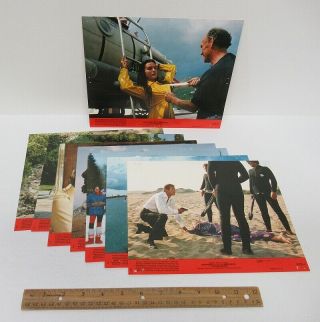 8 Vintage 1981 (8x10) Movie Lobby Cards For Your Eyes Only 007 James Bond Wz7996
