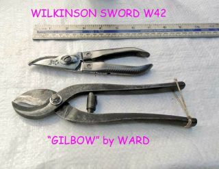 Vintage 9  Gilbow " Brand Secateurs By Ward & 6 " Ladies Secatures By Wilkininson