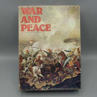 Vintage Avalon Hill War And Peace Bookcase Board Game / Napoleonic Wars Read