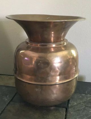 Vintage/antique Copper And Brass Spittoon