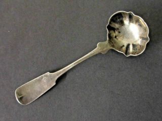 Rare Vintage J.  W.  Washburn Sterling Silver Sugar Spoon 3.  3 " Long 4 Gram