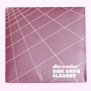 Vintage 8” Floppy Disk ‘discwasher’ Disk Drive Head Cleaner