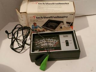 Vintage Sears Model 2165 Tach/dwell/voltmeter & Instructions