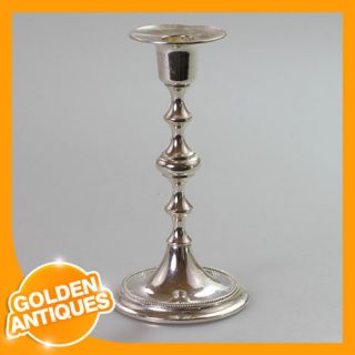 Collectable Old Rare Vintage Antique Brass Metal Candlestick Candle Holder
