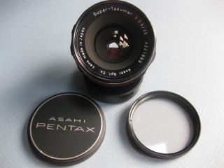 Vintage Asahi Pentax Takumar 1:3.  5/ 35 Lens M42 Mount