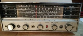Vintage Hallicrafters S - 120 Tube Shortwave 4 Band Radio Communications Receiver