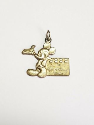 Vintage 1987 The Walt Disney Studios Sterling Silver Mickey Mouse Charm