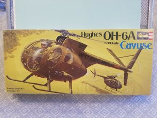 Vintage Revell H - 146 Hughes Oh - 6a Cayuse Helicopter