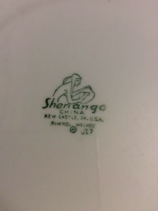 Vintage Shenango China Restaurant Ware 9” Hawaii Tiki Tops Plate 5
