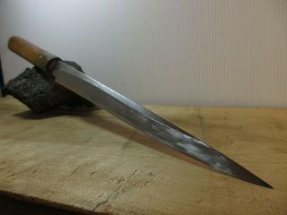 Sharpened : Vintage: Kitchen Knife/yanagiba 190/345mm / Horn
