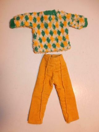 Vintage 9207 Tv Lounging Outfit Ideal Tagged Little Miss Revlon Fashion Doll