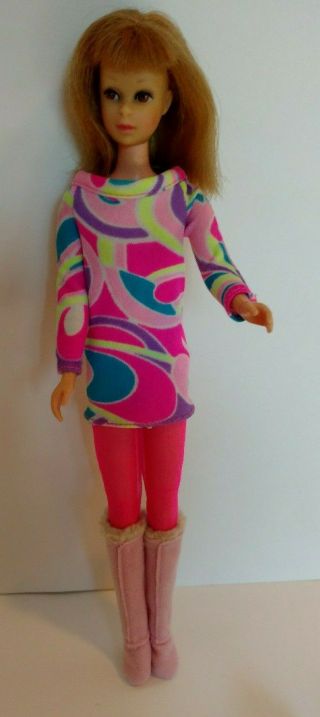 Vintage Barbie 1960’s Francie Doll And Outfits Clothes Shoes