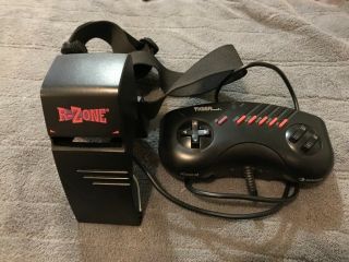Vintage Tiger R - Zone Electronic Game Console Headset System Great