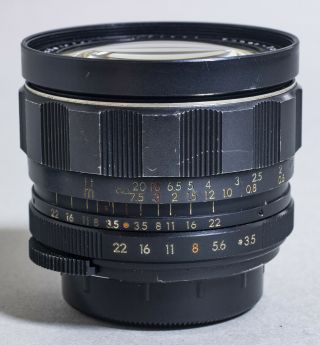 Exc3,  Vintage Asahi PENTAX M42 Screw Mount Lens - Takumar 28mm f3.  5 from JP 8