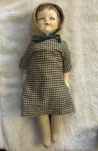 Vintage / Antique Ideal Composition Baby Doll 16” Tall