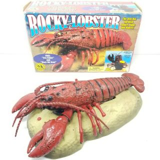 Vintage 2000 Rocky The Singing Lobster Motion Activated By Gemmy Industries
