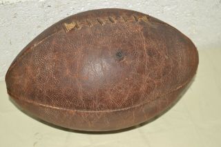 Very Worn Antique/ Vintage Rawlings Nfl Official Leather Football Full Size