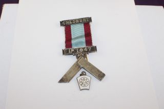 Vintage 1950 - 51 Worshipful Master Masonic Jewel Medal