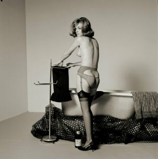 Vintage Pinup Negative & Photo 1960s Sexy Redhead (nudes)