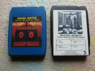2 Vintage 8 - Track Tapes Mike Nesmith Infinite Rider Isaac Hayes Live At Sahara
