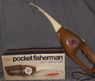 1972 Vintage Popeil Pocket Fisherman Spin Casting W/box As Seen On Tv