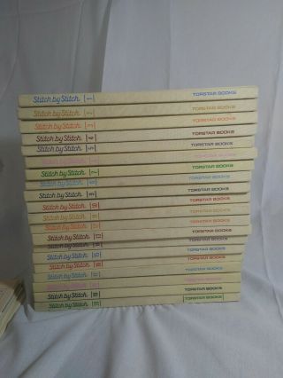 Vintage Stitch By Stitch 20 Volumes Plus Master Index Pattern 1984 Torstar Books