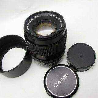 Vtg Canon 100mm F/2.  8 Fd Mount Camera Lens Japan Made