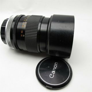 Vtg CANON 100mm F/2.  8 FD mount Camera lens Japan made 8
