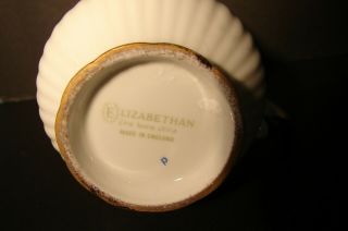 Vintage Elizabethan Fine Bone China England TEACUP & SAUCER Made In England ROSE 5