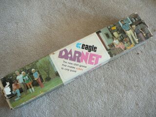 Eagle Darnet 1975 Vintage Inside Outdoor Lawn Dart Game - Very Good - Iob