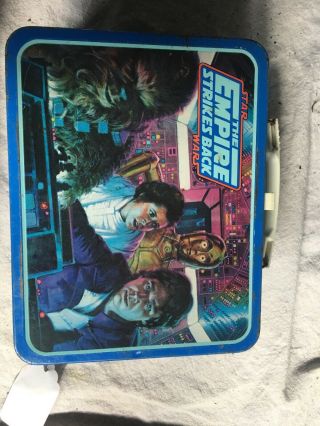 Vintage 1980/81 Star Wars Empire Strikes Back Metal Lunch Box Esb