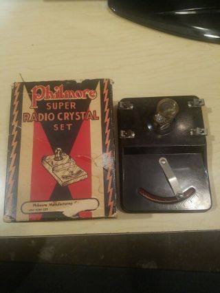 Philmore Radio Crystal Set.  Vintage