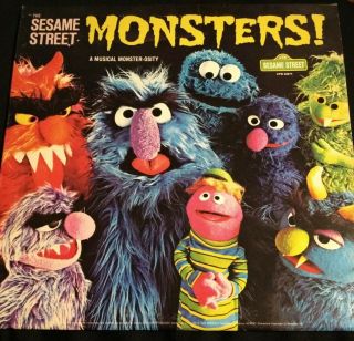 Vintage Sesame Street Monsters Record 1975 Jim Henson