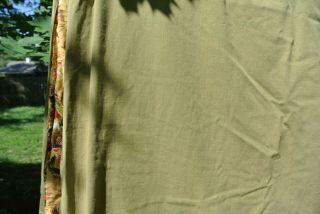 Vtg 60 70 ' s Coleman Duck Geese Tent Hunting Flannel Green Red TAN Sleeping Bag 7