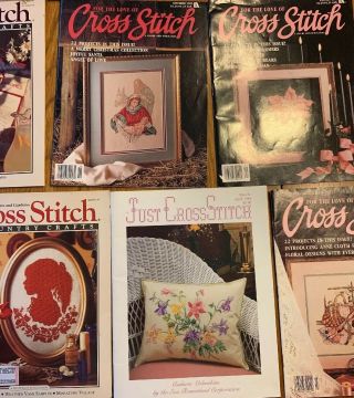 17 Vintage Cross Stitch Magazines For the Love of Cross Stitch And Country Craft 4