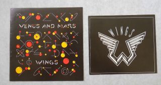 Paul Mccartney Wings Venus & Mars Vintage Circa 1975 Promo Booklets