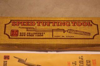 Vintage Rug Crafters Speed Tufting Tool 4