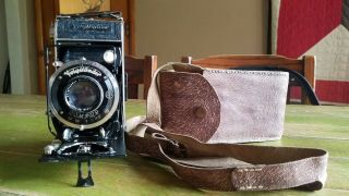 Vintage Voigtlander Compur Camera Lens Skopar " 1:4.  5 F=10.  5 Cm Germany