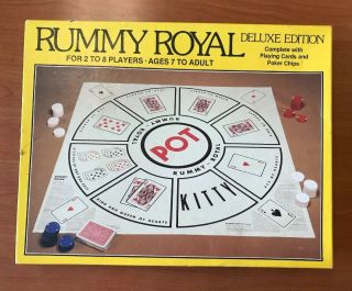 Vintage 1981 Rummy Royal Deluxe Edition Whitman 4804 - 22,  No Playing Cards