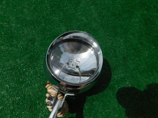 Vintage 1950 ' s 1960 ' s small boat spotlight with fin on top Chris Craft 1966 1967 4