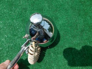 Vintage 1950 ' s 1960 ' s small boat spotlight with fin on top Chris Craft 1966 1967 6