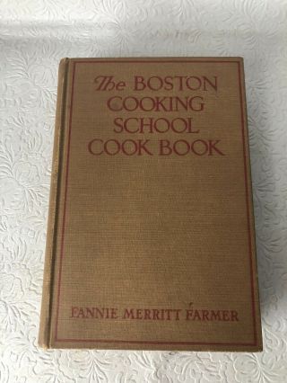 Vintage Cook Book The Boston Cooking School 1936 By Fannie Farmer Usa Gc