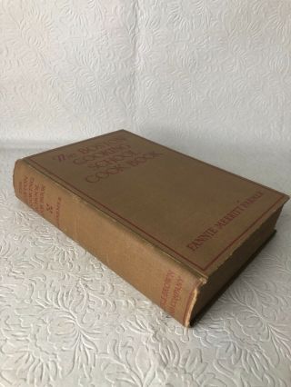 Vintage Cook Book The Boston Cooking School 1936 by Fannie Farmer USA GC 2