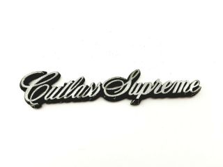 1981 - 1987 Oldsmobile Cutlass Supreme Side Fender Emblem Badge Symbol Oem (1985)