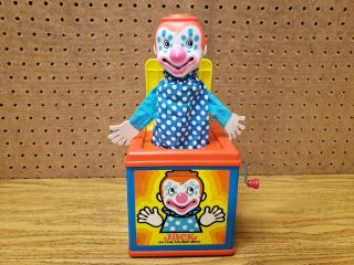 Vintage 1976 Mattel Clown Jack In The Box Mexico