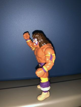 Vintage 1991 WWF Wrestling Hasbro The Ultimate Warrior Purple Trunks Figure 4