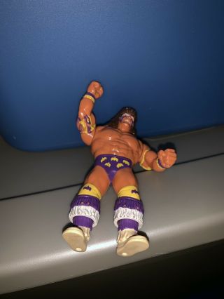 Vintage 1991 WWF Wrestling Hasbro The Ultimate Warrior Purple Trunks Figure 6
