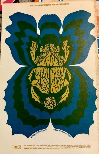 (9) Bill Graham Vintage 1960’s Authentic Psychedelic Postcards - 2