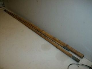Vintage 3 Piece Fishing Cane Pool (2) 42 Inches Long (1) 38 Inches Long