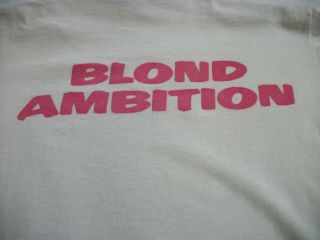 Madonna Blonde Ambition Vintage Tee Shirt Hanes XL 8